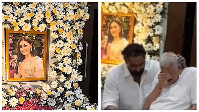 शेफाली जरीवाला की प्रेयर मीट में फूट-फूट कर रोए पिता, वीडियो बायरल
