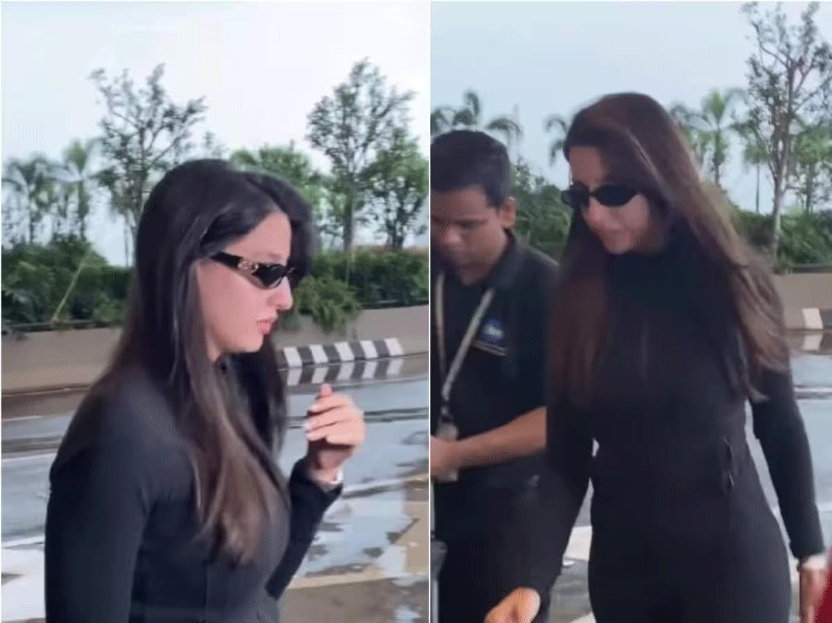मुंबई एयरपोर्ट पर  रोती दिखी नोरा फतेही , वीडियो वायरल