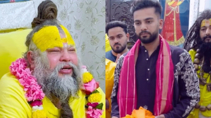 प्रेमानंद जी महाराज से मिले एल्विश यादव, करेंगे राधा नाम का जाप