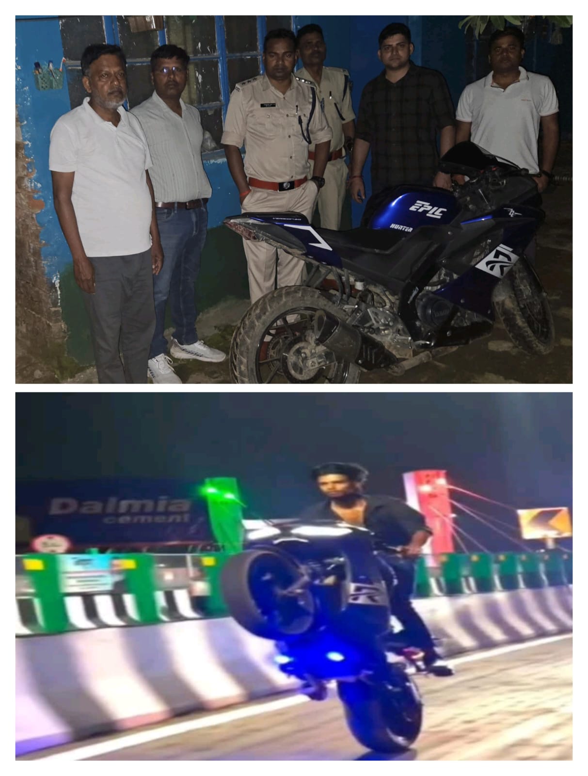 कार्तिक उरांव फ्लाईओवर पर स्टंट करने वाले युवक की हुई पहचान, हुआ फरार, बाइक बरामद